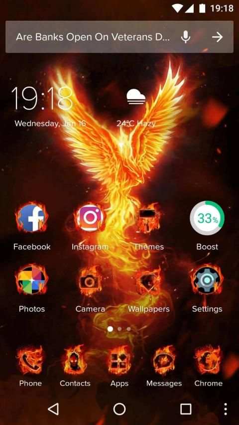 Phoenix Theme for Android FREE स्क्रीनशॉट 3