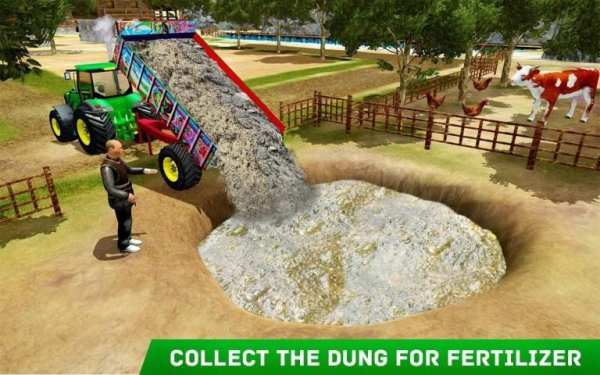 Village Tractor Farming: GBT New Farming Games 3D screenshot 2