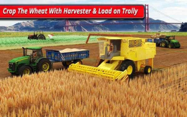 Village Tractor Farming: GBT New Farming Games 3D screenshot 11