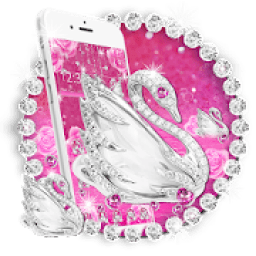 ikon Pink Shine Diamond Swan Theme