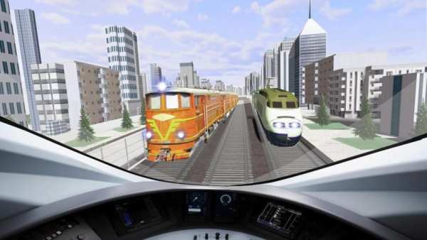 Train Racing Simulator 2019: New Train Games 3D screenshot 1