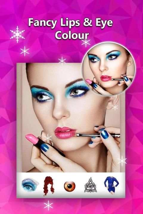 Girls Makeup Photo Editor Face beauty Makeup स्क्रीनशॉट 4