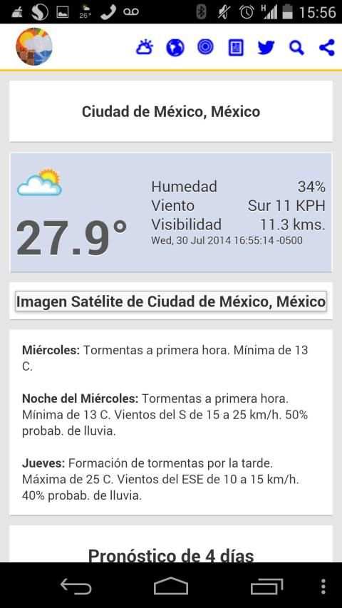 ClimaYa la app del tiempo para América Latina * screenshot 7