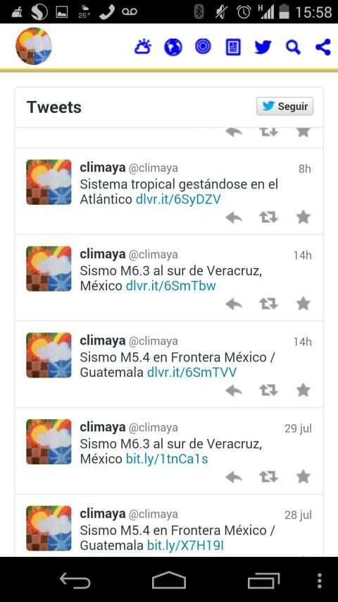 ClimaYa la app del tiempo para América Latina * screenshot 4