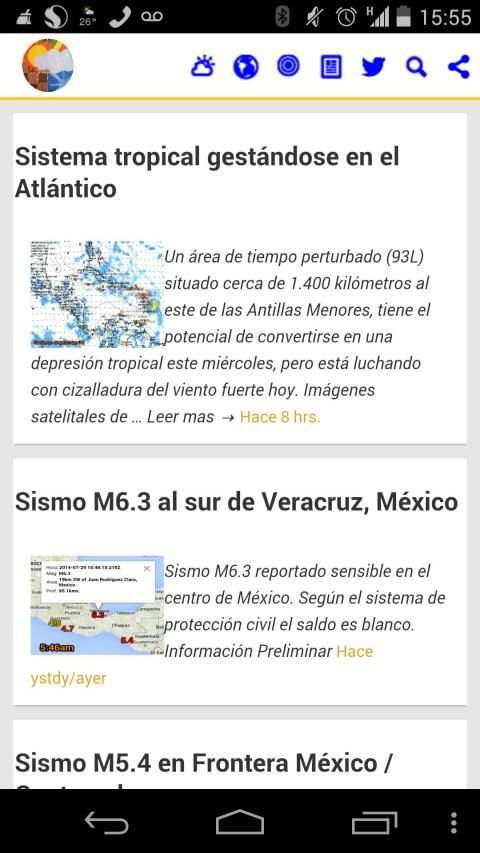 ClimaYa la app del tiempo para América Latina * screenshot 3