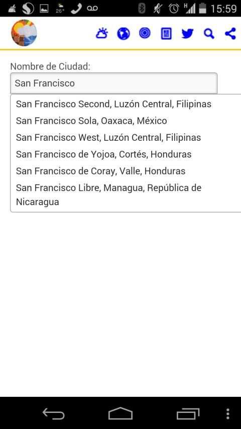 ClimaYa la app del tiempo para América Latina * screenshot 5