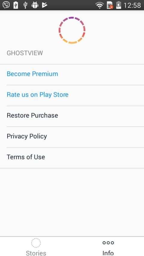 View & Save Instagram Stories Secretly - GhostView screenshot 1