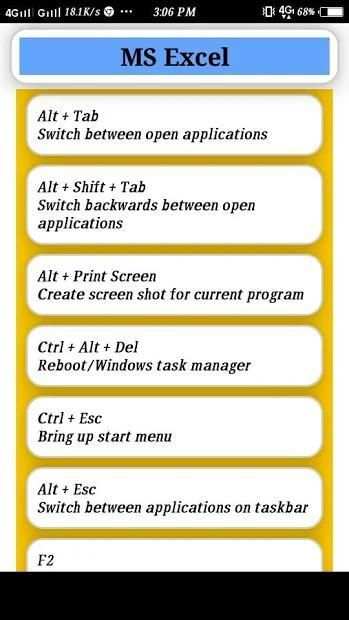 Computer Shortcut key for new learner screenshot 2