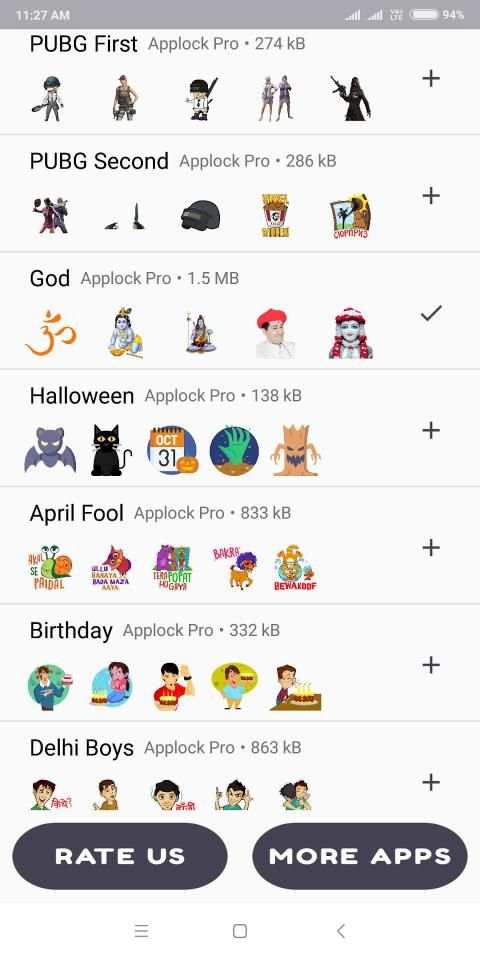 Stickers for love chatting messenger screenshot 1