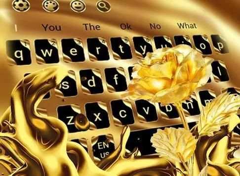 Gold Silk and Rose Keyboard screenshot 4