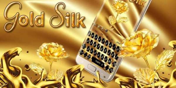 Gold Silk and Rose Keyboard screenshot 1