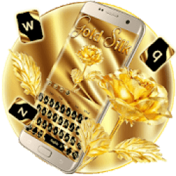 Gold Silk and Rose Keyboard आइकन