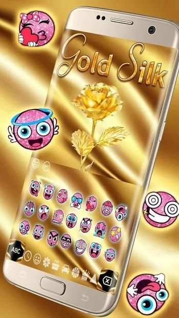 Gold Silk and Rose Keyboard screenshot 8
