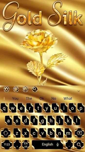 Gold Silk and Rose Keyboard screenshot 6