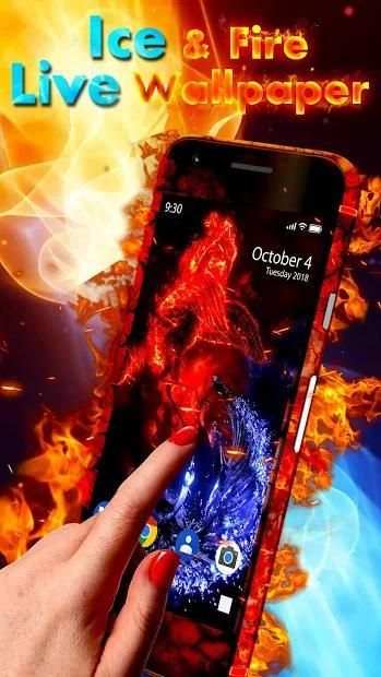 Ice & Fire APUS Live Wallpaper screenshot 5