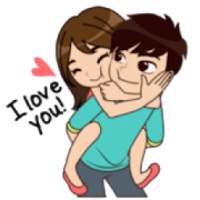 Love Story Sticker - WAStickerApps