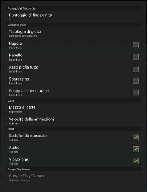 Scopone screenshot 9