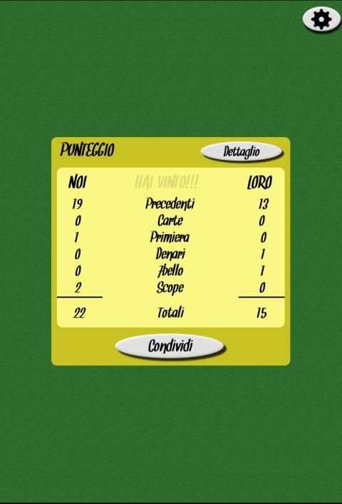 Scopone screenshot 4