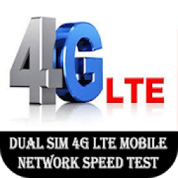 Dual Sim 4g Lte Mobile Network Speed Test आइकन