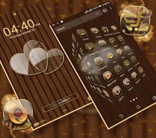 Transparent Heart Launcher Theme स्क्रीनशॉट 4