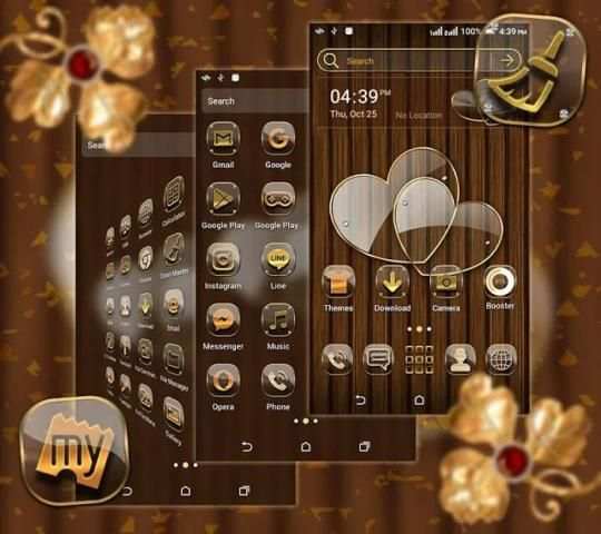 Transparent Heart Launcher Theme स्क्रीनशॉट 2