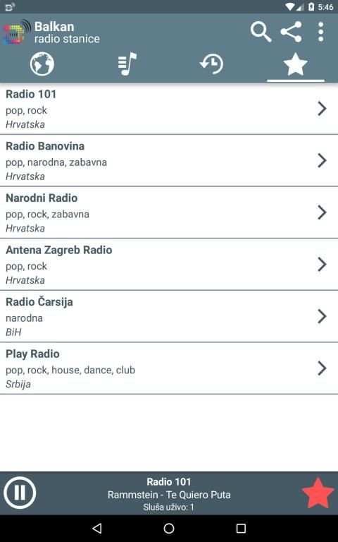 Balkan Radio Stanice screenshot 2