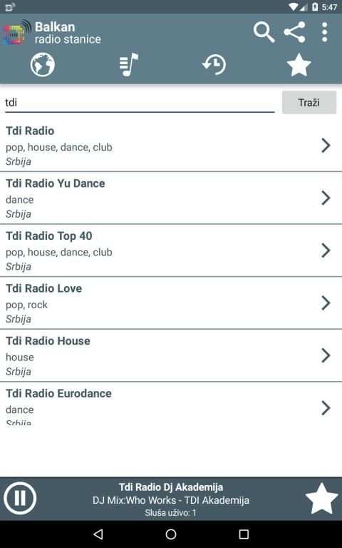 Balkan Radio Stanice screenshot 1