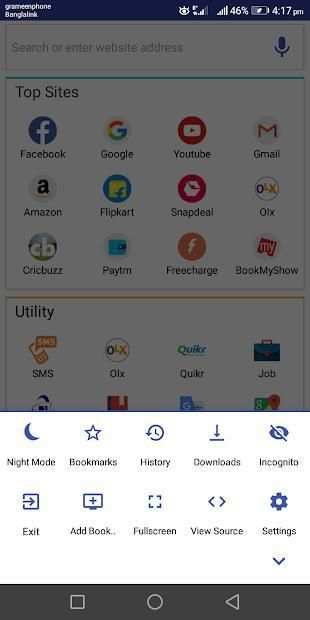 Opira Mini Browser -Fast Download Private & Secure स्क्रीनशॉट 7