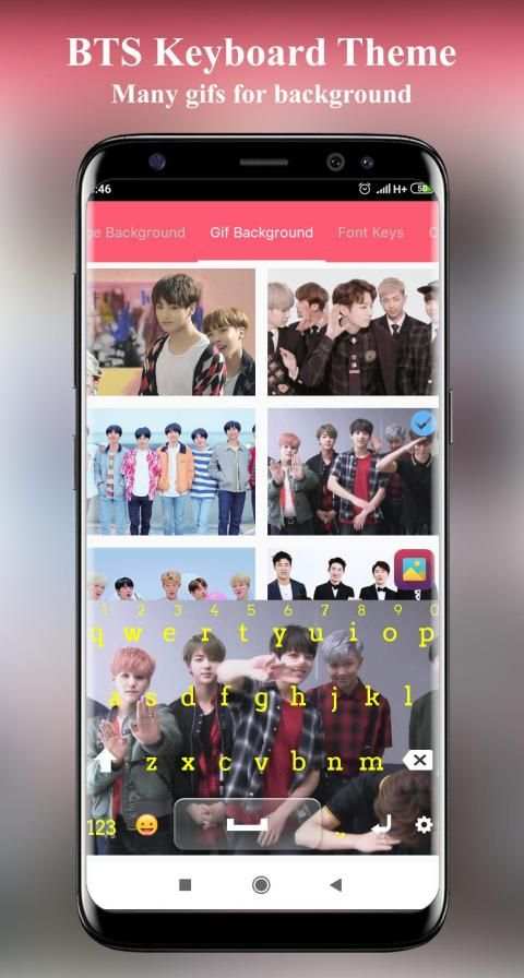 Army Keyboard: BTS Keyboard Theme Offline स्क्रीनशॉट 7