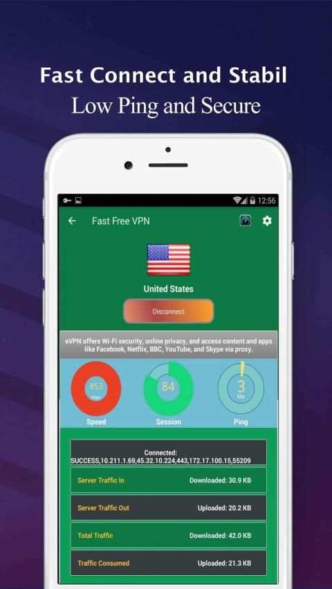 Fast Free VPN screenshot 1