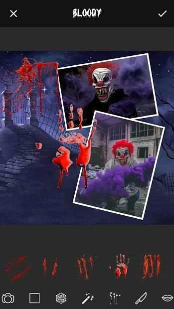 Scary Camera Collage Maker स्क्रीनशॉट 2