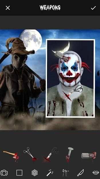 Scary Camera Collage Maker स्क्रीनशॉट 3