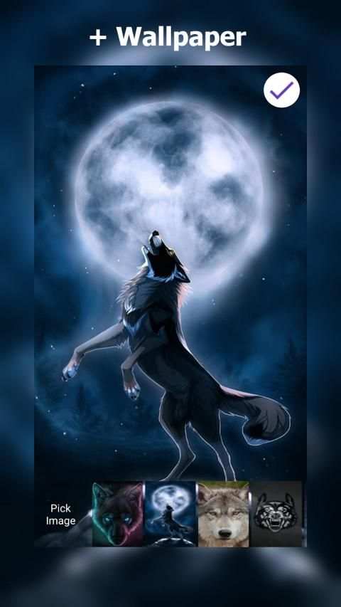 Wolf Lock Screen screenshot 3