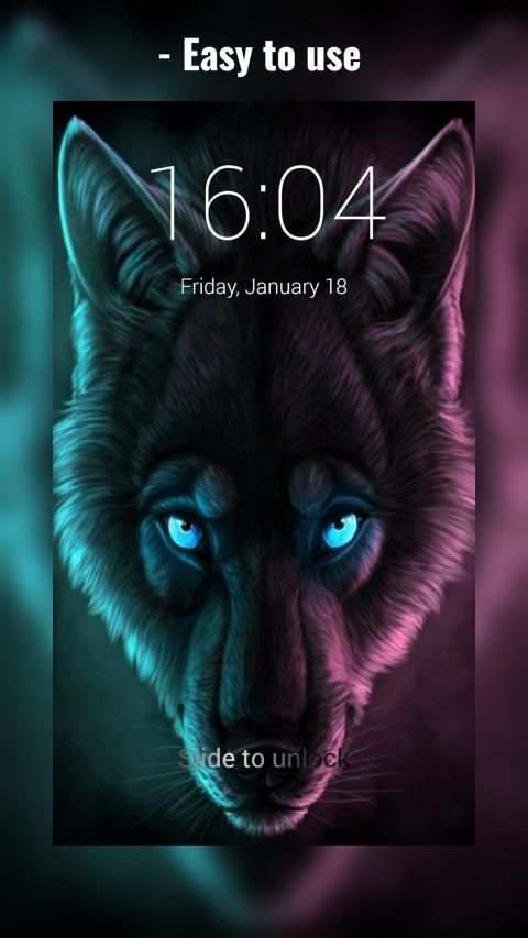Wolf Lock Screen screenshot 7
