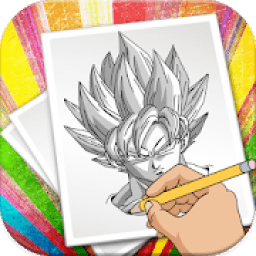 ikon How To Draw Goku Anime - Step by Step