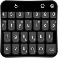 Simple Cool Black Keyboard Theme on 9Apps