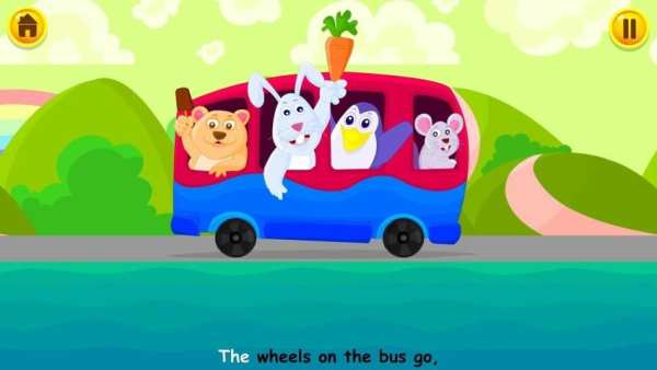 Wheels On The Bus Nursery Rhyme & Song For Toddler screenshot 18