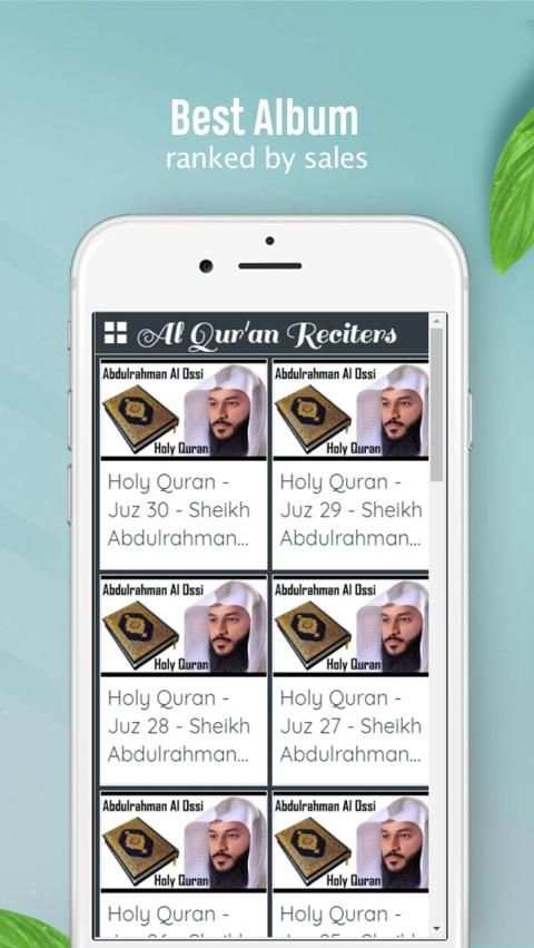Al Qur'an Mp3+Video Full Reciters screenshot 1