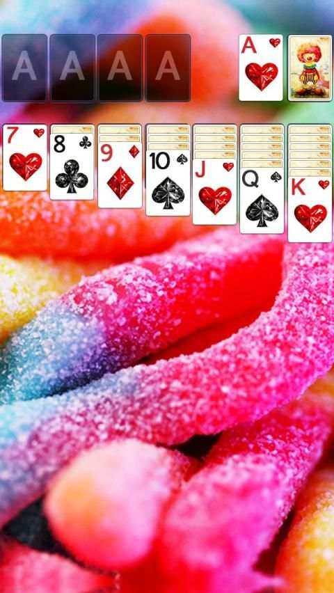 Solitaire Sweet Candy Theme स्क्रीनशॉट 4