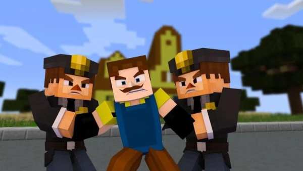 Crazy Neighbour for MCPE स्क्रीनशॉट 1