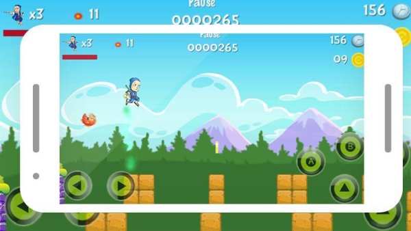 Super Hattiro Adventure Ninja Run screenshot 2