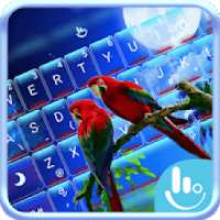 Lovely Parrots Keyboard Theme on 9Apps