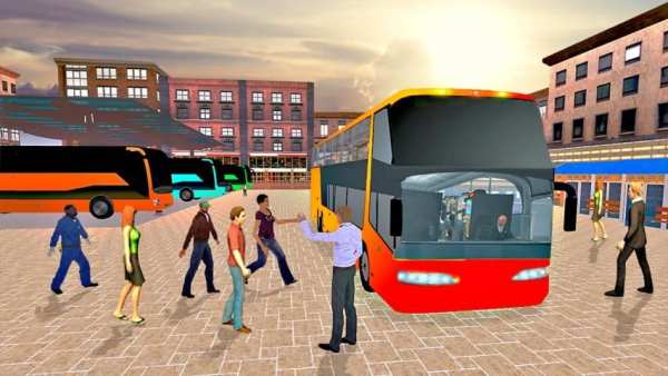 New city coach bus driving simulator screenshot 14