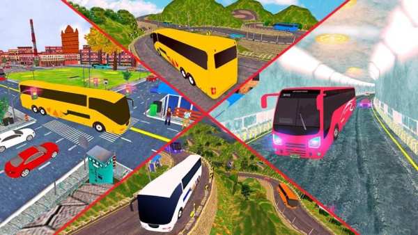New city coach bus driving simulator screenshot 4