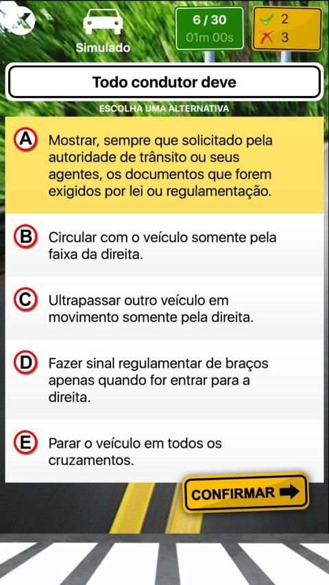 Simulado CNH screenshot 8