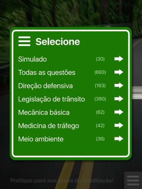 Simulado CNH screenshot 4