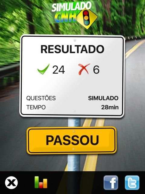 Simulado CNH screenshot 2