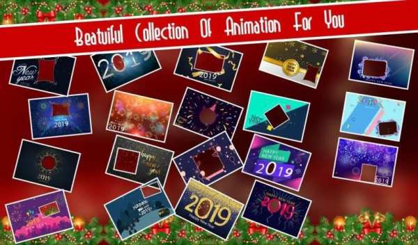 Happy New Year 2019 GIF Photo Frames स्क्रीनशॉट 1