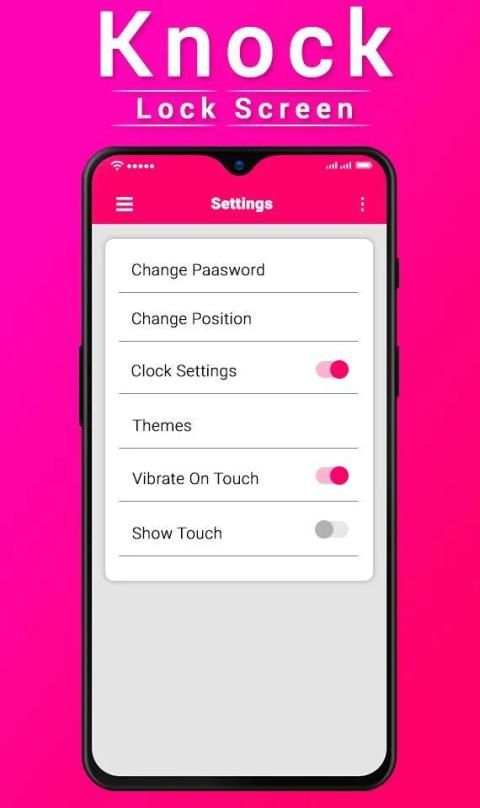 Knock Lock Screen - Lock Screen App screenshot 1