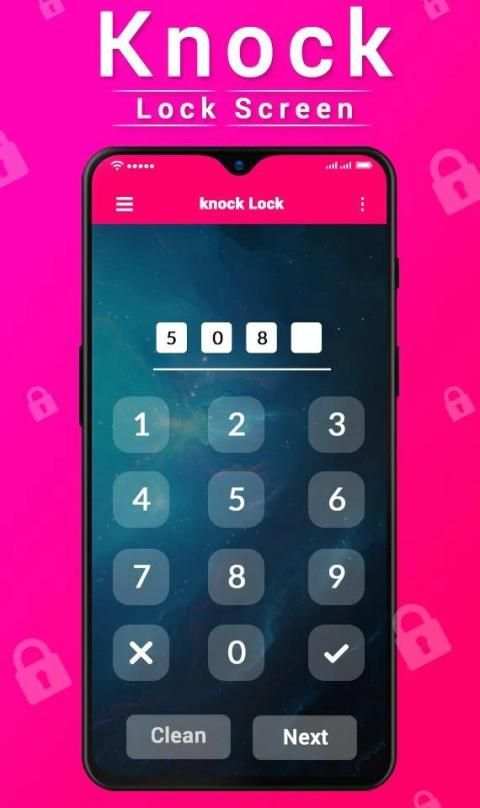 Knock Lock Screen - Lock Screen App screenshot 2